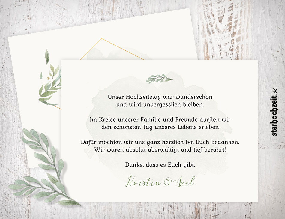 Dankeskarten Hochzeit und Einladungskarten für deine Hochzeit selber