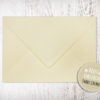 Briefumschlag Creme, für Hochzeitseinladungen, Hochzeitseinladungskarten, Dankeskarten, Danksagungskarten