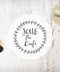 Hochzeitsstempel, Stempel Hochzeit, Save the Date