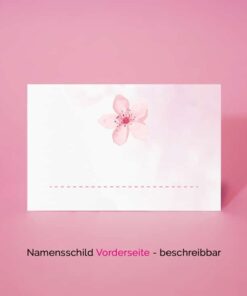 Serie - Mia - Namensschild Hochzeitsgäste - Etikett - Gastgeschenk - beschreibbar