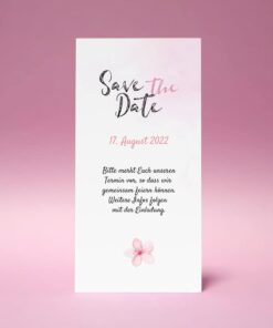 Save the Date Karte Hochzeit Mia