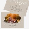 Save the Date Karten Hochzeit Fotokarten romantische in Kraftpapier Natur Look