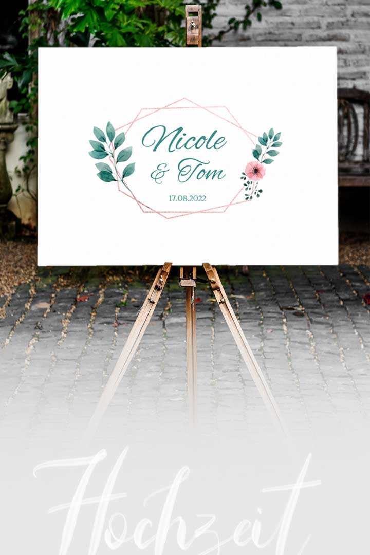 Hochzeitsleinwand, Fotoleinwand