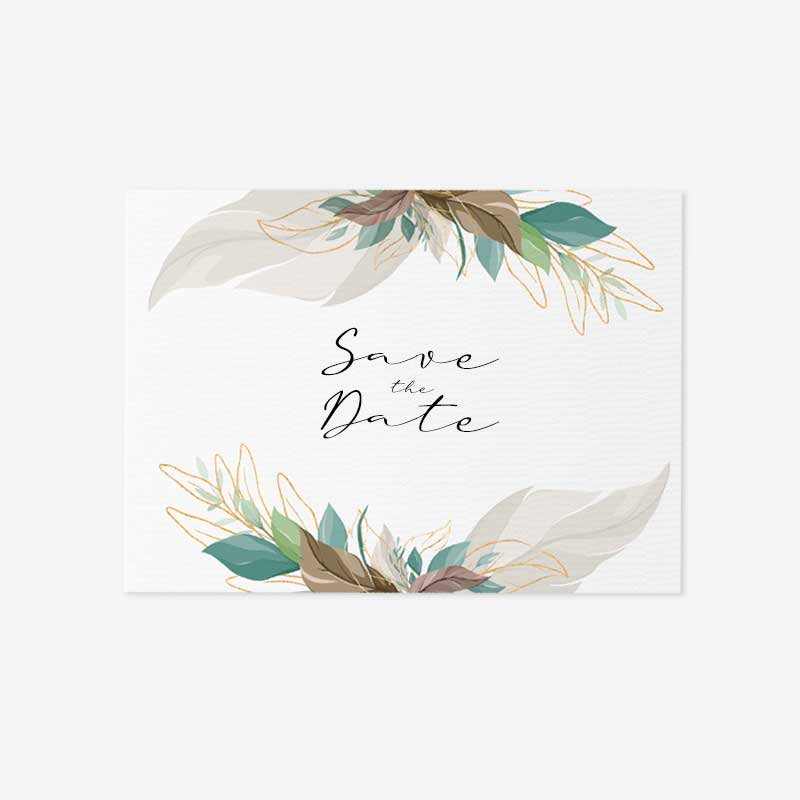 Rubrik Bild Save the Date Karten Hochzeit frei gestalten