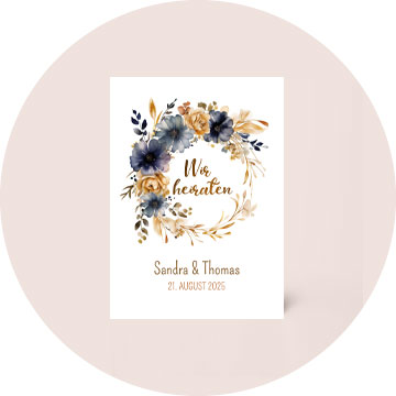 Kategorie Hochzeitseinladungen Floral