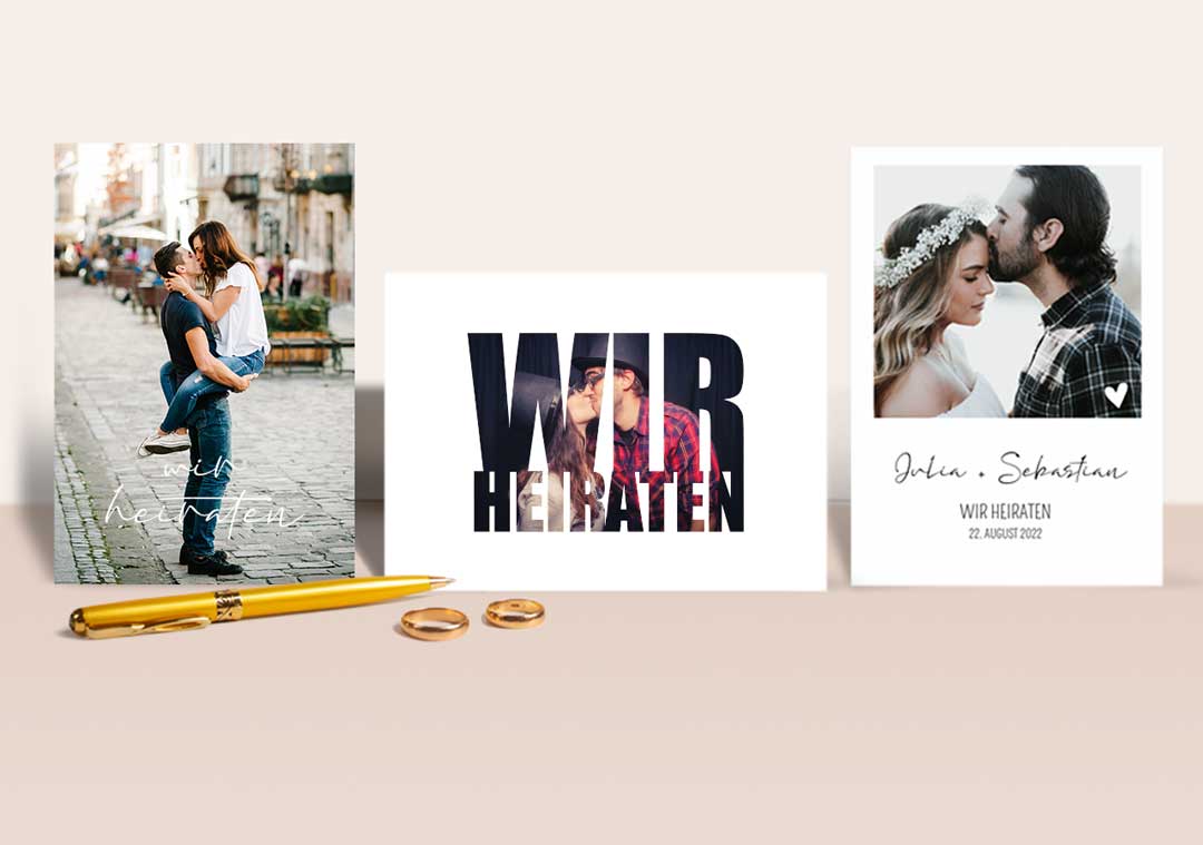 Banner Mobile Top Hochzeitseinladungen mit Foto